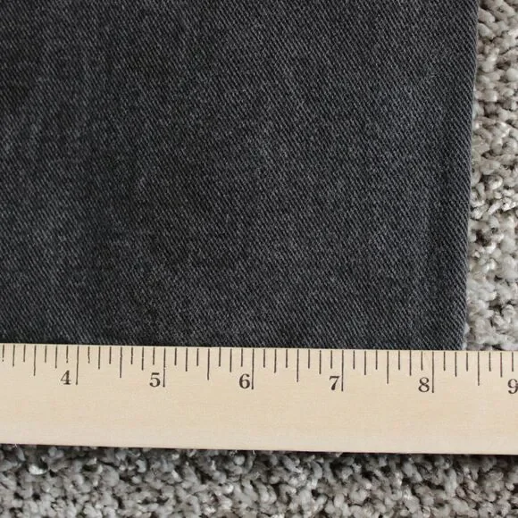 Levis 505 Vintage Y2K Mens 38x30 Black Straight Leg Jeans - Picture 6 of 12